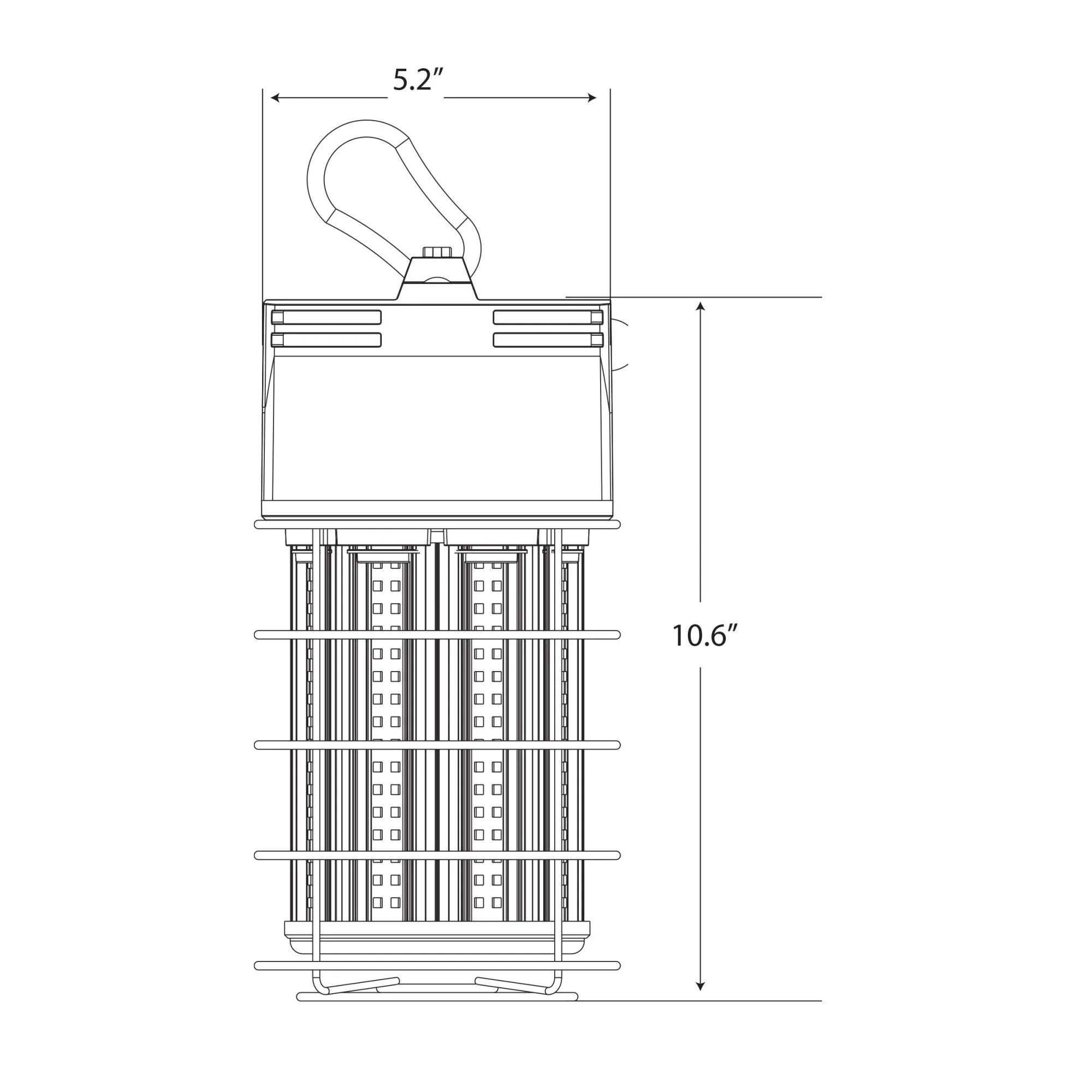 12000 Lumens Plug-in LED Lantern Worklight