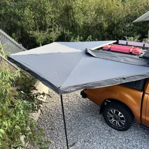 270-Degree RHS Hawkwing Style Expedition Fold-out Vehicle Camping Side Awning