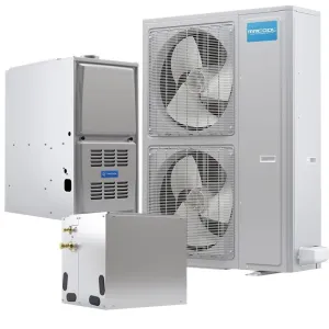 4 to 5 Ton 18 SEER 135k BTU 80% AFUE MRCOOL Universal Central Air Conditioner & Gas Furnace Split System - Upflow/Horizontal