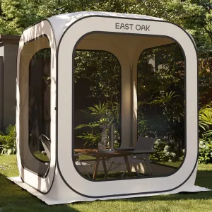 6x6 Ft Pop-Up Screen House Tent