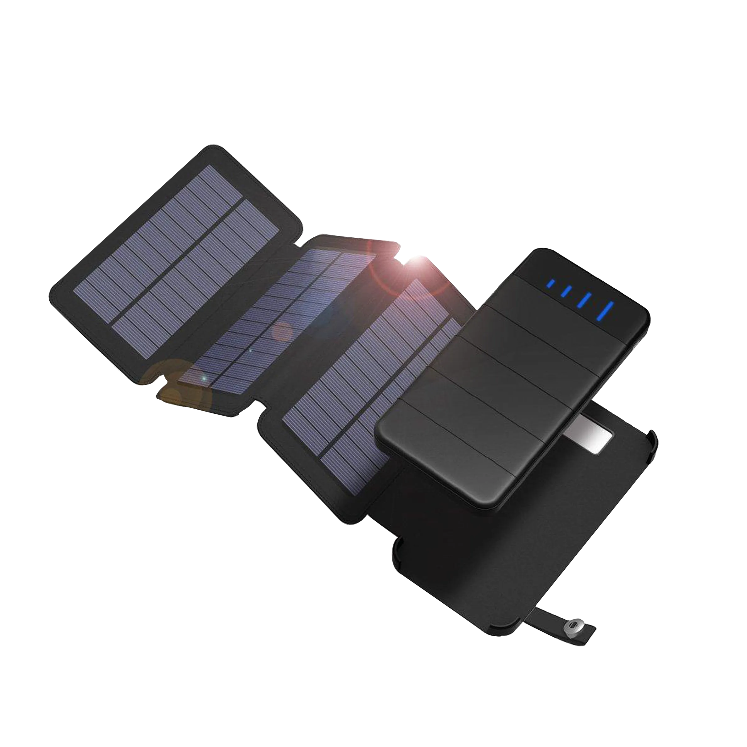 8,000 mAh Power Bank with Solar Panels