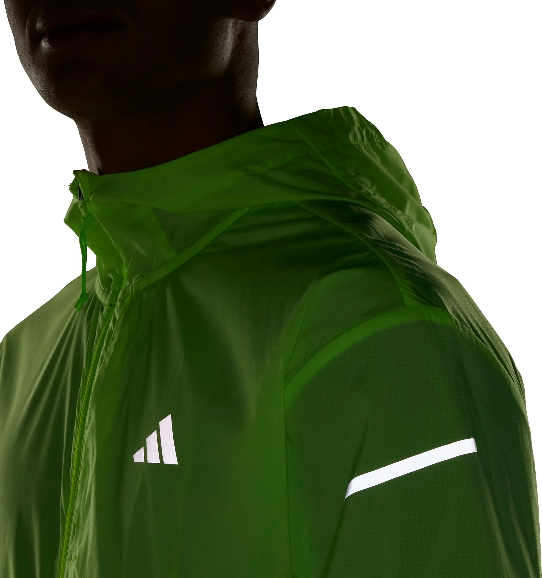 adidas Ultimate Mens Running Jacket - Yellow