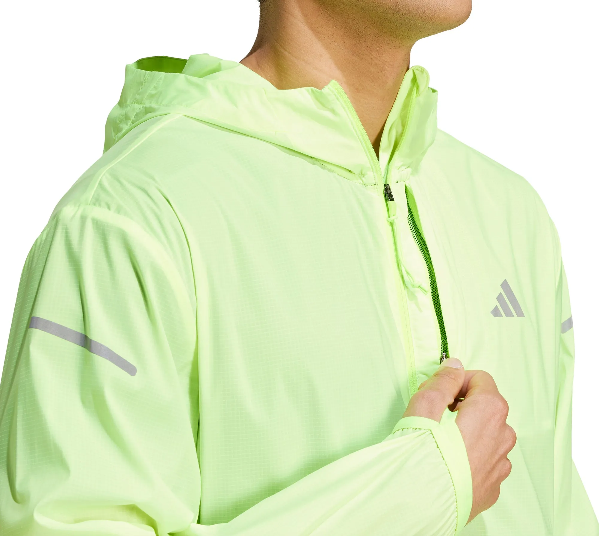 adidas Ultimate Mens Running Jacket - Yellow