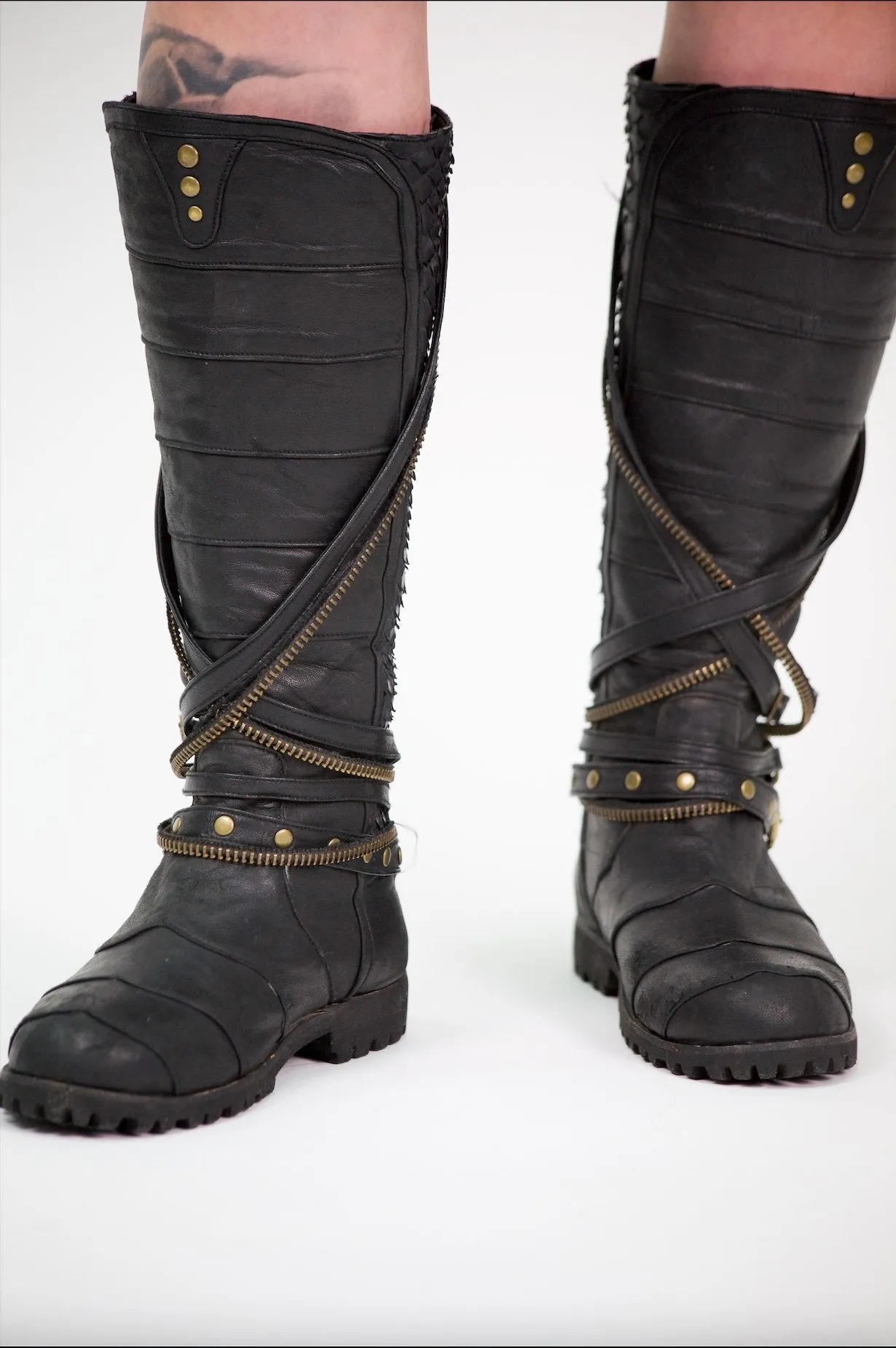 Athena Leather Boots