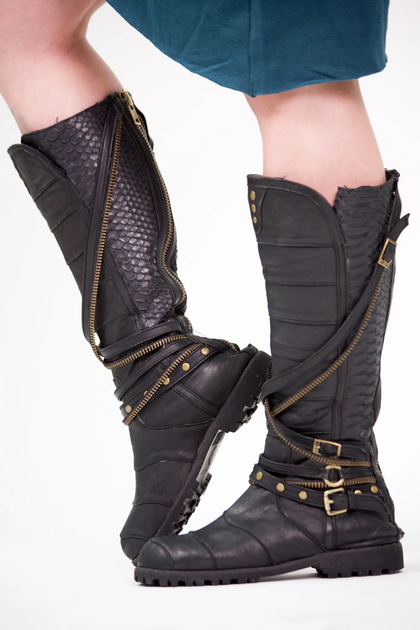 Athena Leather Boots