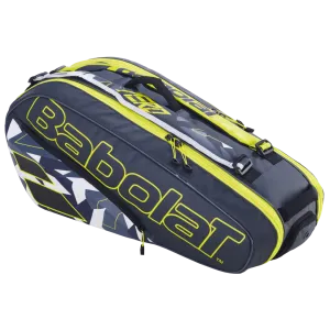 Babolat Pure Aero 2023 6-Pack Bag (Grey/Yellow)