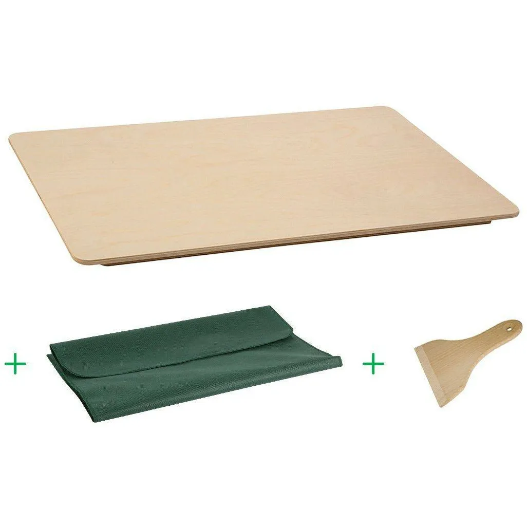 Birchwood Pasta & Dough Board Sets (Board, Bag & Scraper)