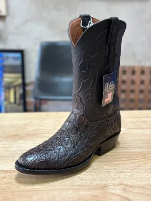 Black Jack Chocolate Caiman Flank Boots