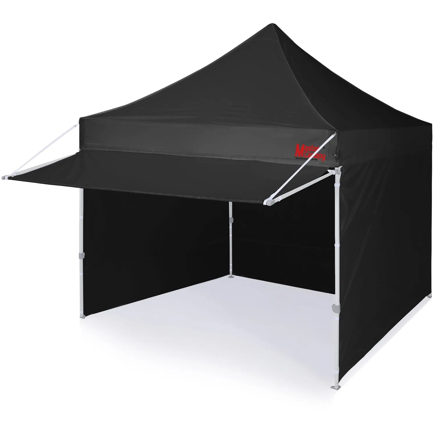 Commercial Series- 10x10 Pop Up Canopy Tent with Awning and 4 Removable Sidewalls