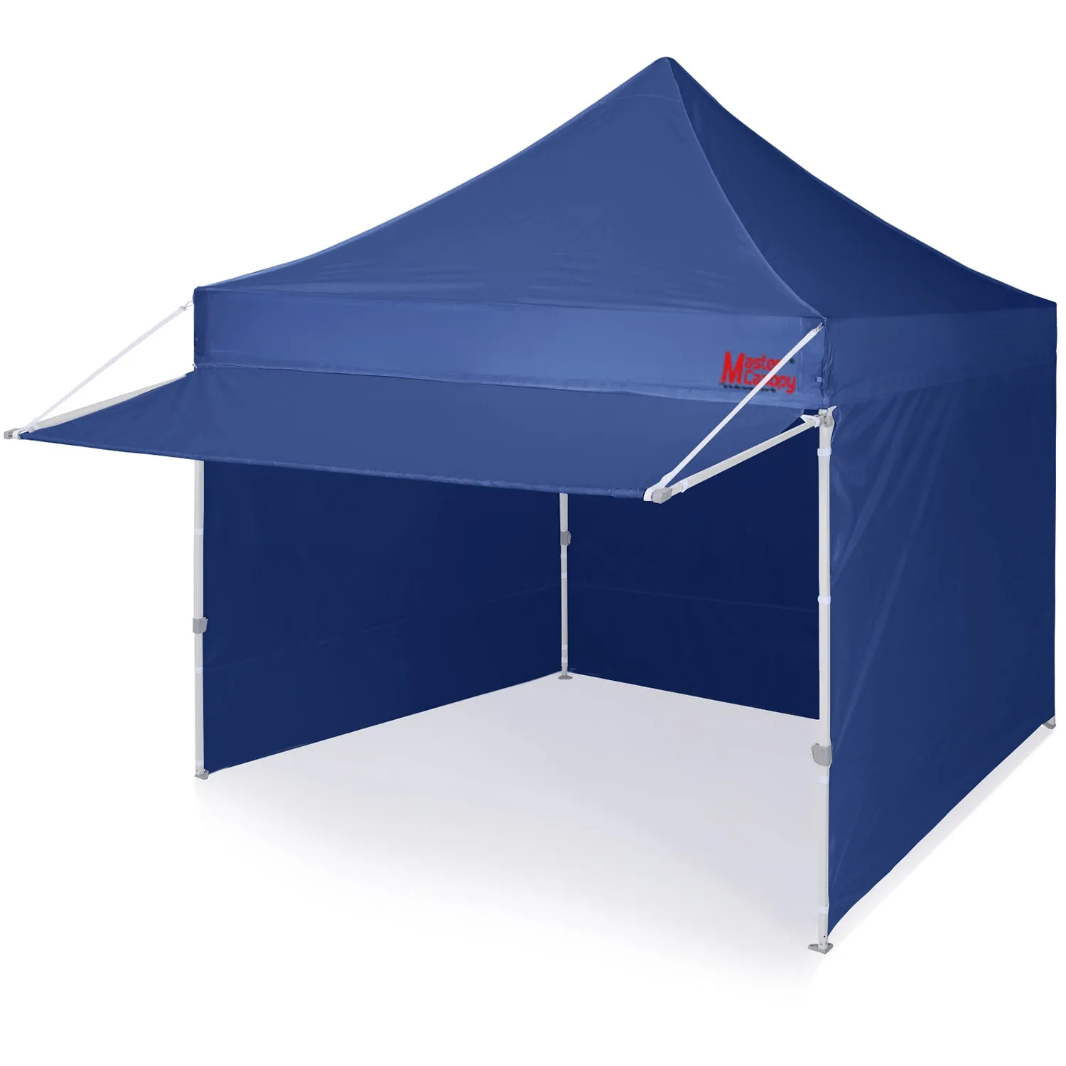 Commercial Series- 10x10 Pop Up Canopy Tent with Awning and 4 Removable Sidewalls