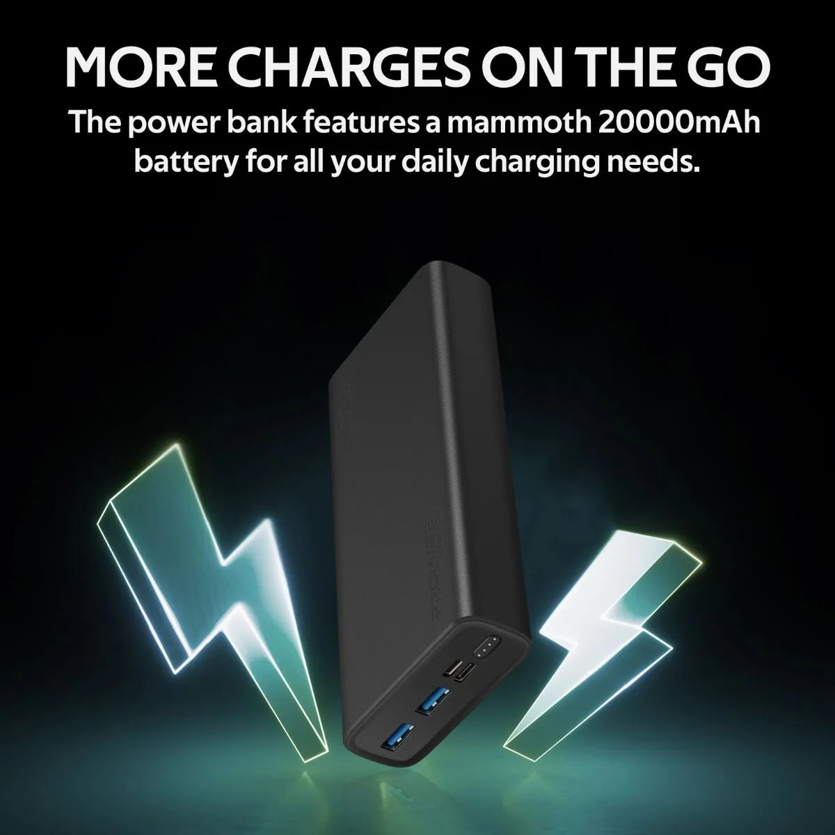 Compact Smart Charging Power Bank with Dual USB Output