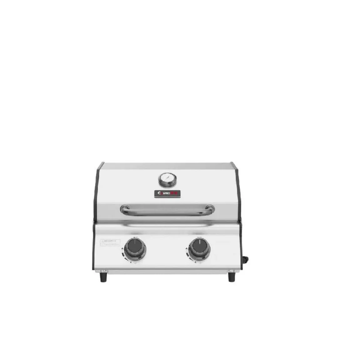 Compact Stainless Steel 2 Burner Gas Barbecue