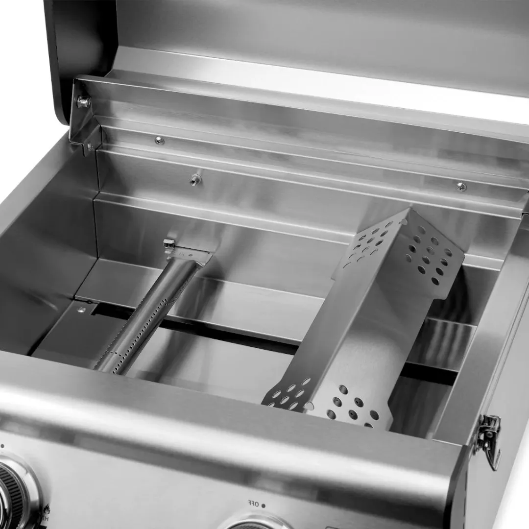 Compact Stainless Steel 2 Burner Gas Barbecue