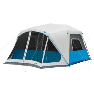 CORE 10 Person Lighted Instant Tent with Screen Room 14' x 10'