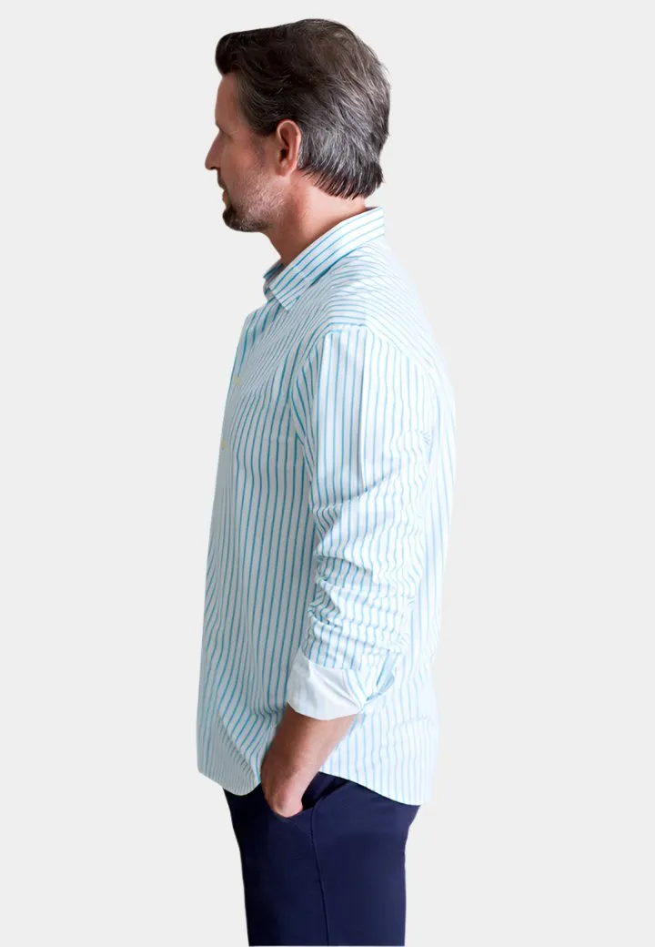 Corsica Stripe Long Sleeve Tech Shirt