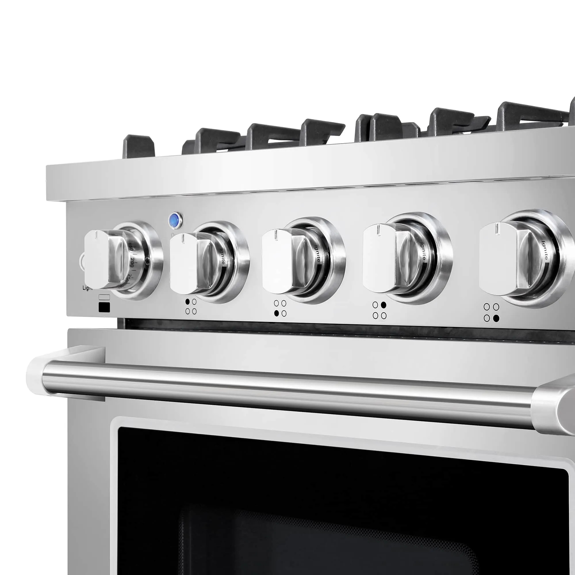 Cosmo 24-Inch Slide-In Freestanding Gas Range with 4 Sealed Burners in Stainless Steel (COS-EPGR244)