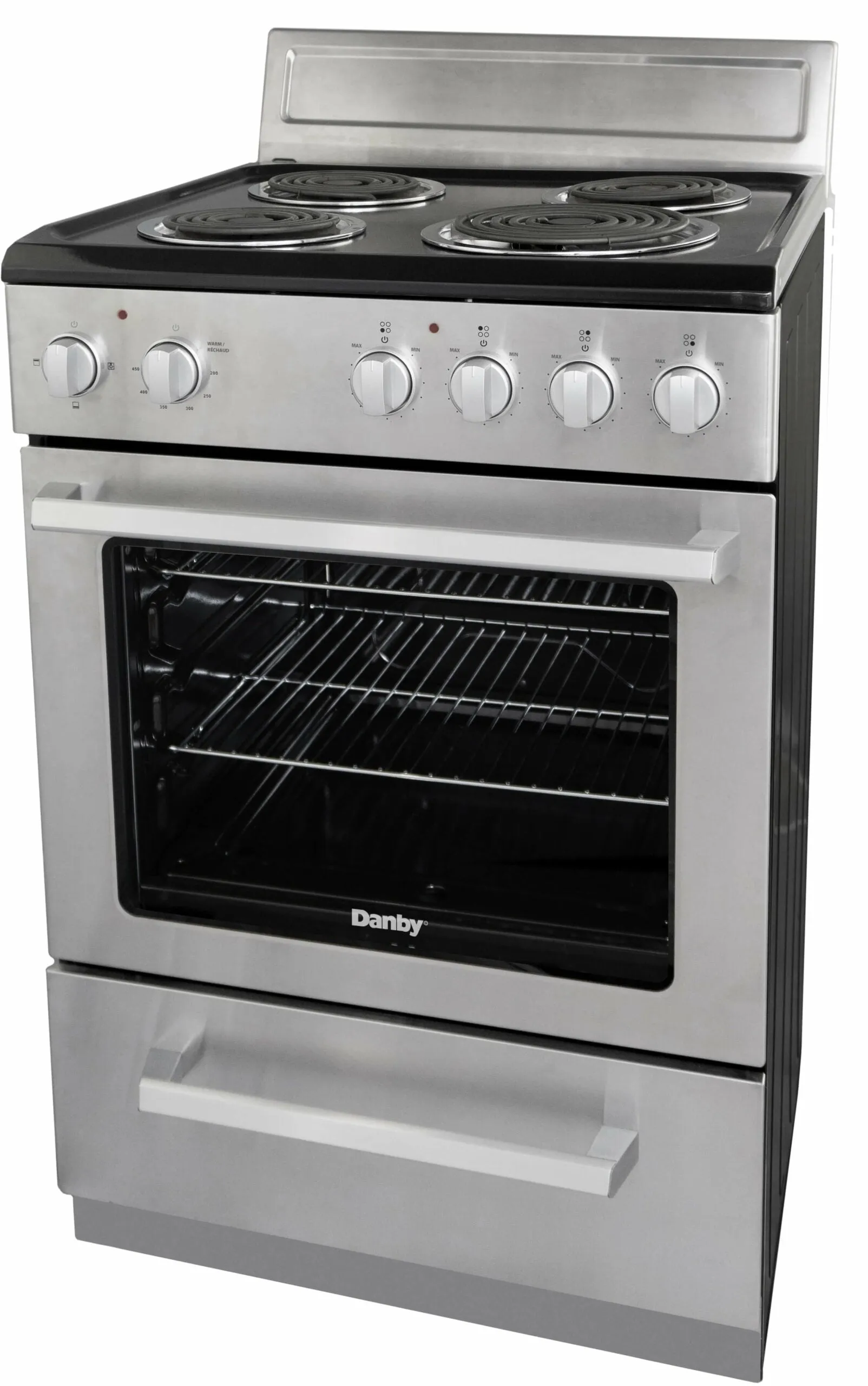 Danby DERM240BSSC 24″ Wide Electric Range in Stainless Steel