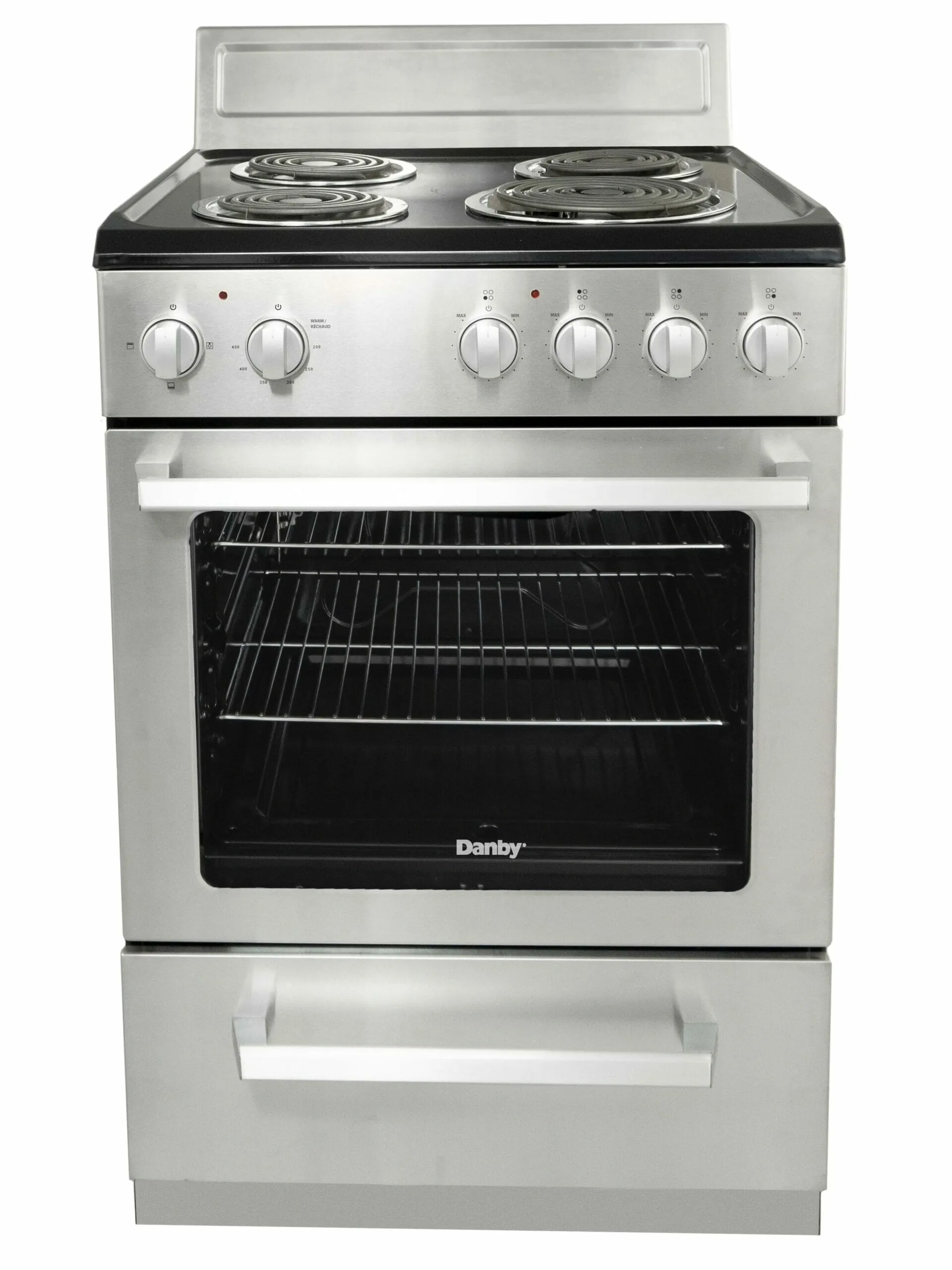 Danby DERM240BSSC 24″ Wide Electric Range in Stainless Steel