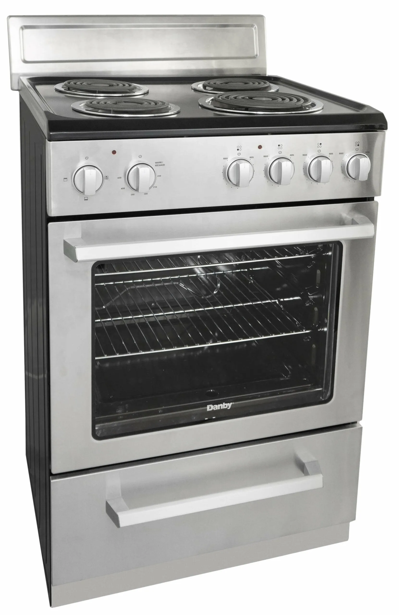 Danby DERM240BSSC 24″ Wide Electric Range in Stainless Steel