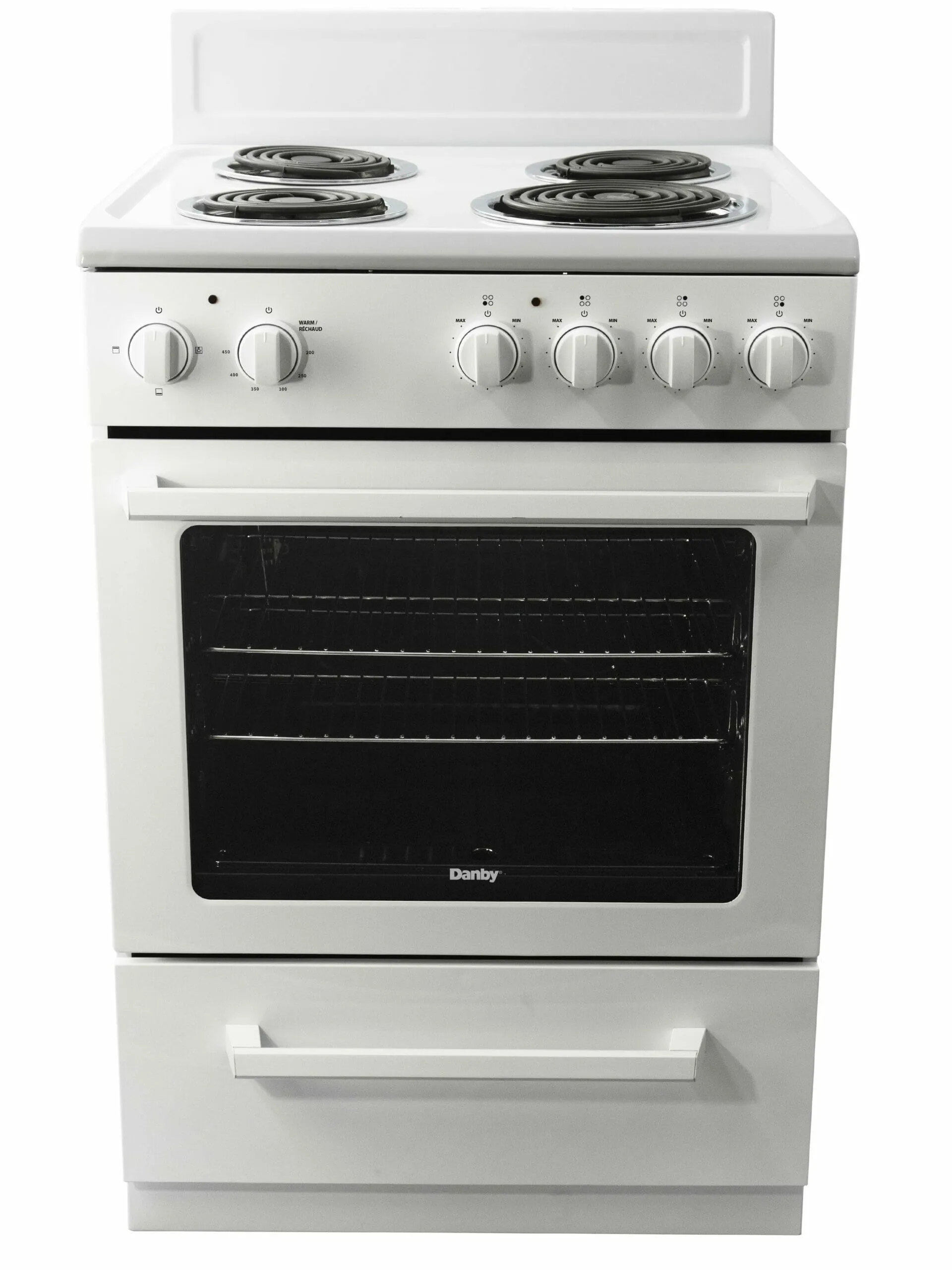 Danby DERM240WC 24″ Wide Electric Range in White