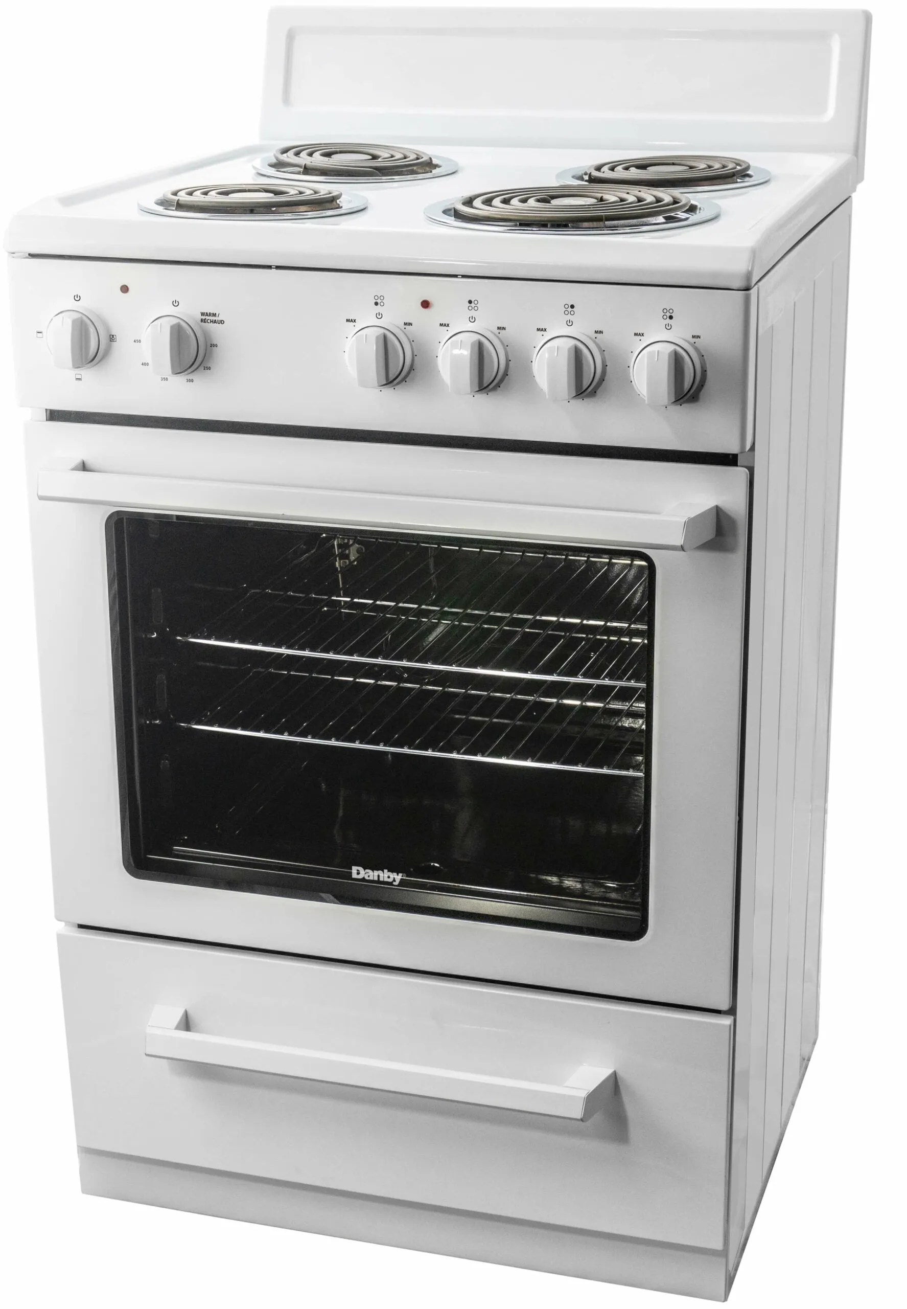 Danby DERM240WC 24″ Wide Electric Range in White