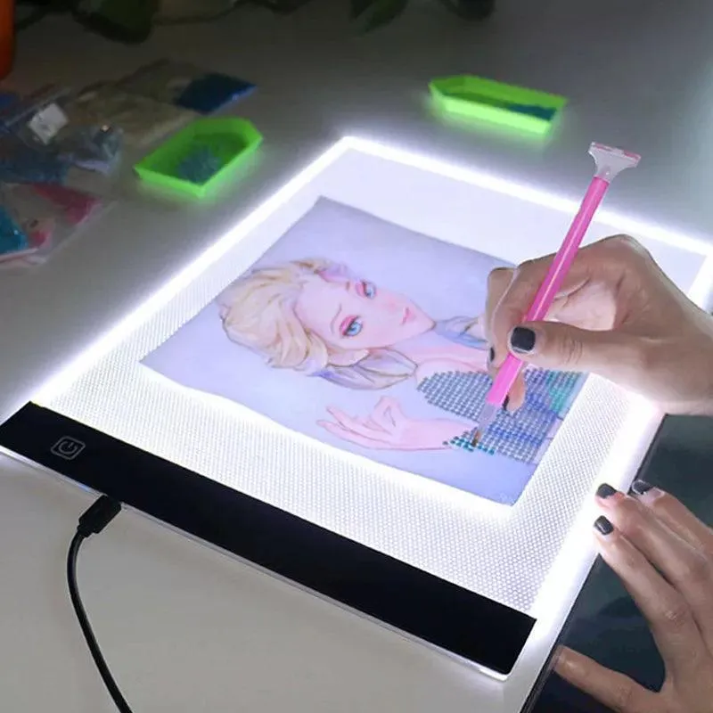 Diamond Painting & Embroidery Light Pad: Portable Eye Protection Solution