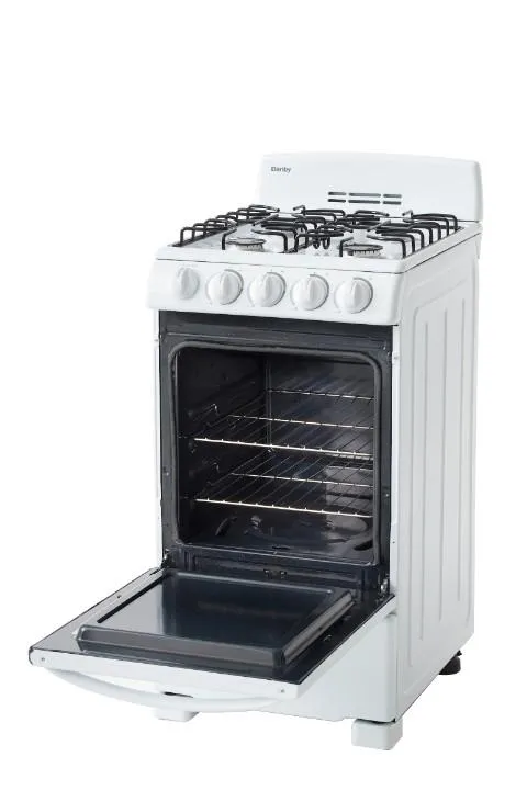 DR202WGLP Danby 20" Wide Gas Range in White