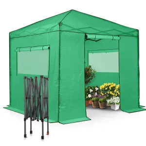 EAGLE PEAK 8x8 Portable Walk-in Greenhouse