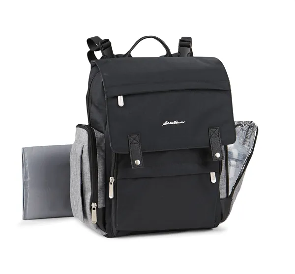 Eddie Bauer Places & Spaces™ Crosstown Backpack Diaper Bag Black