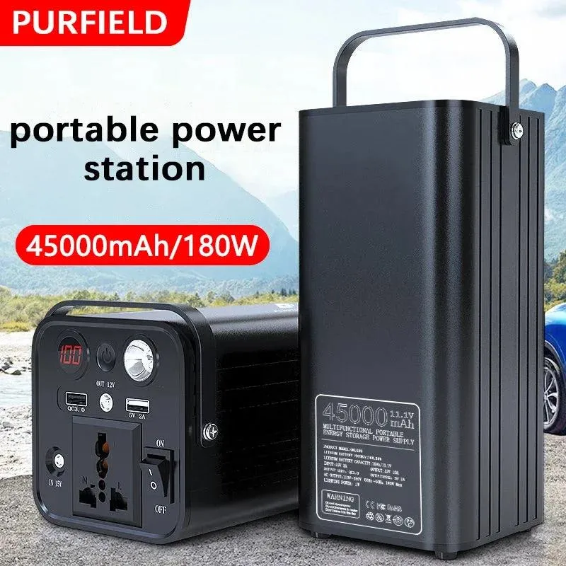 High-Capacity 90000mAh 300W Outdoor Power Generator with Multi-Output and Emergency Features