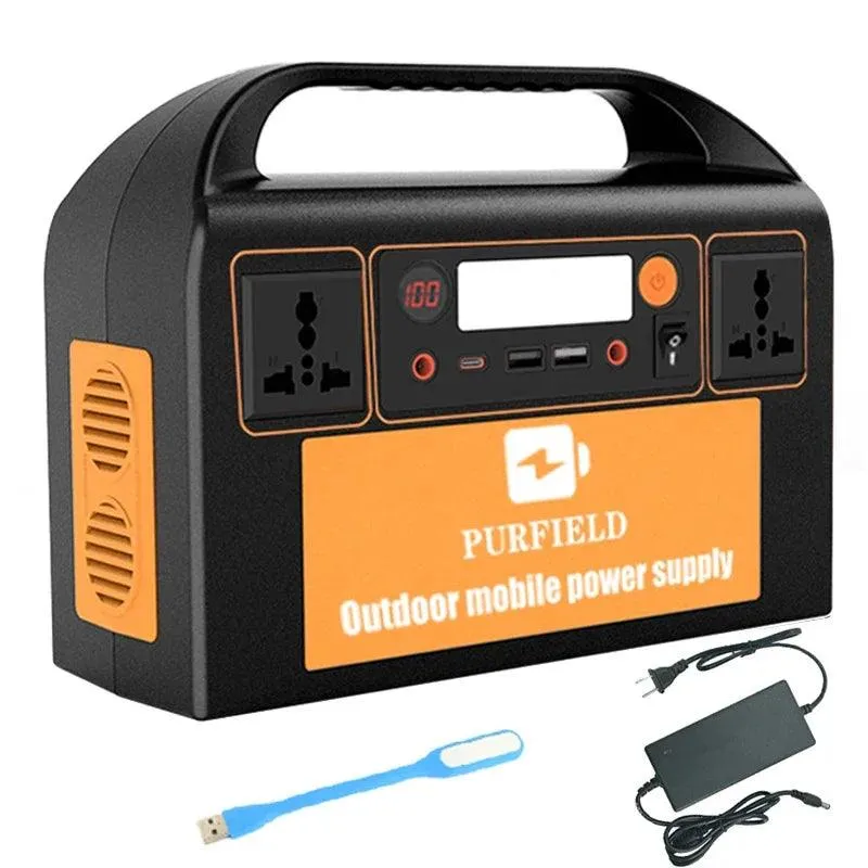 High-Capacity 90000mAh 300W Outdoor Power Generator with Multi-Output and Emergency Features