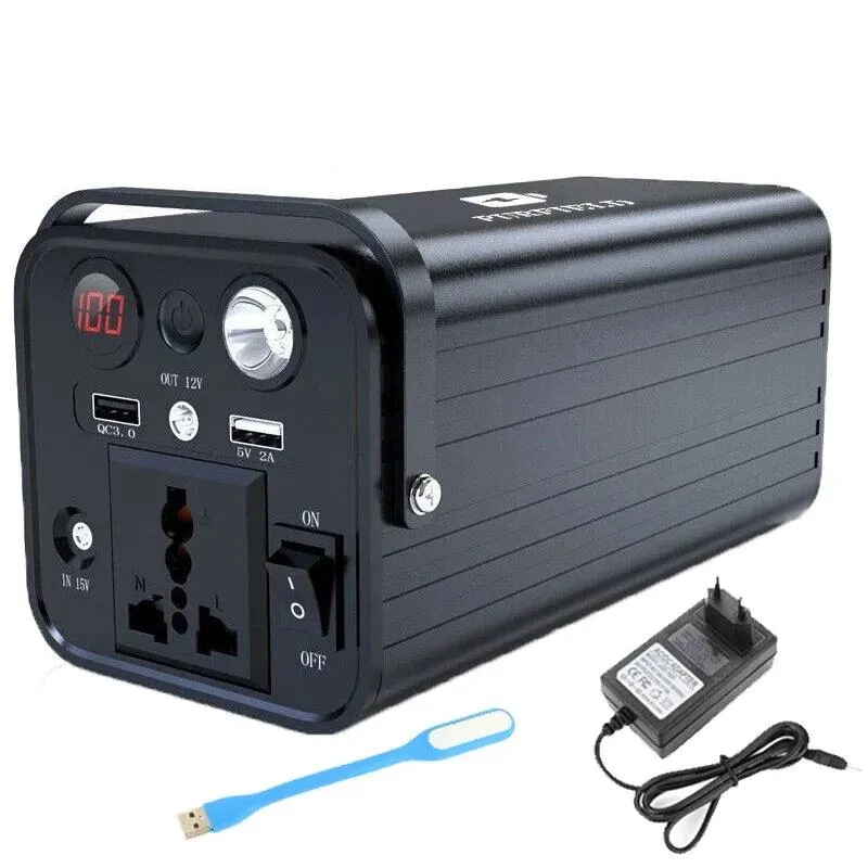 High-Capacity 90000mAh 300W Outdoor Power Generator with Multi-Output and Emergency Features