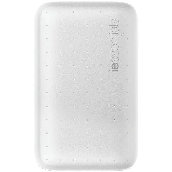 IESSENTIALS IEC-PB6-WT 6,000mAh Power Bank with UL Battery Pack (White)