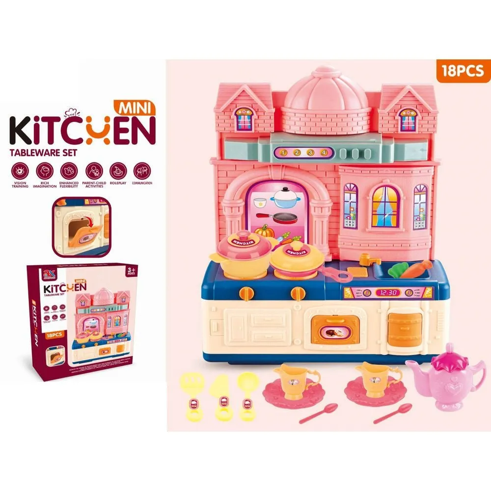 Kitchen Tableware Play Set | 18 Pcs