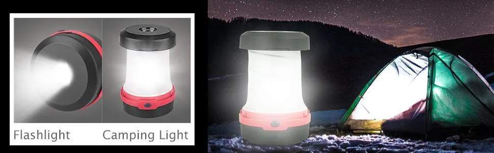 LED Camping Lantern Lights Hand Crank USB Recgargeable Lanterns