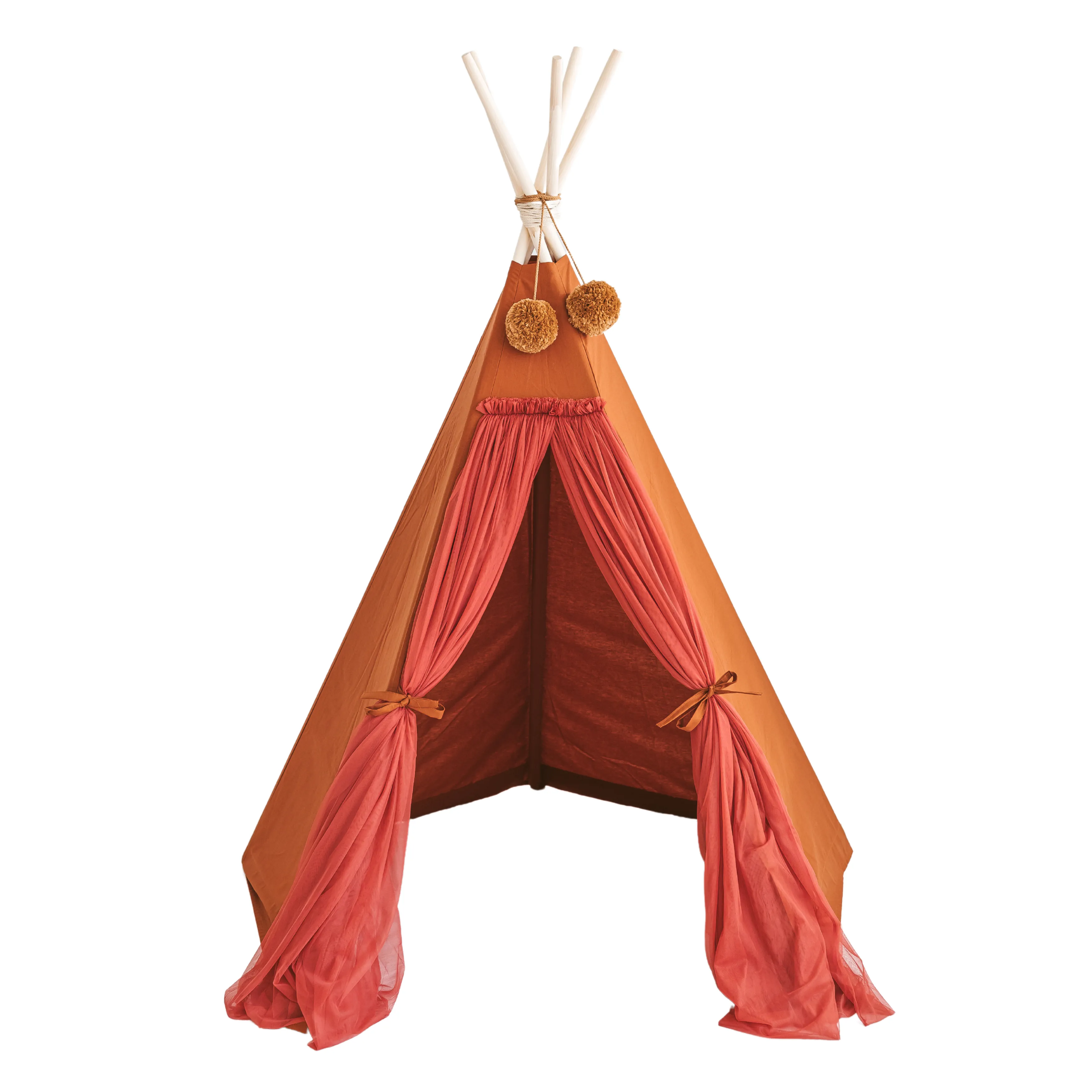 Minicamp Fairy Kids Play Tent With Tulle In Cognac