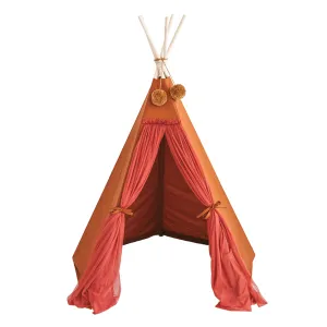 Minicamp Fairy Kids Play Tent With Tulle In Cognac