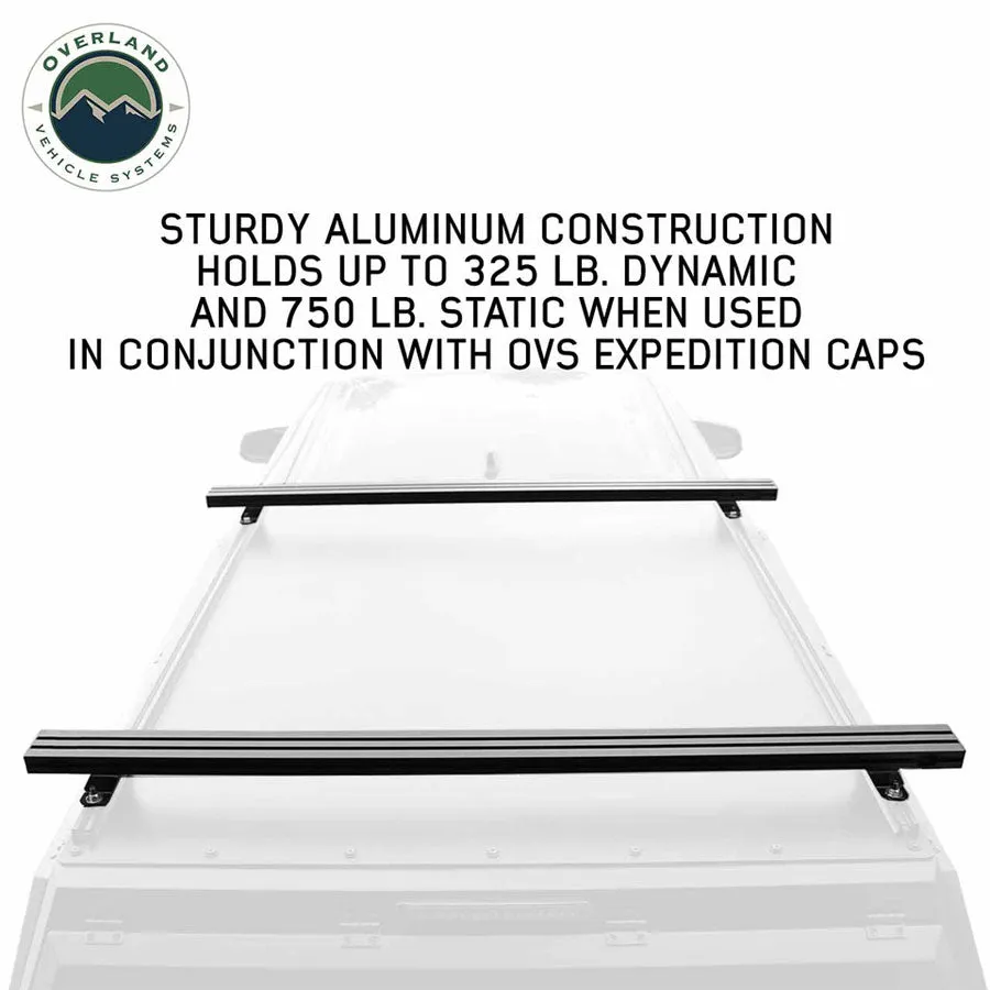 Overland Vehicle Systems Expedition Truck Cap Crossbars | 2024  Toyota Tacoma