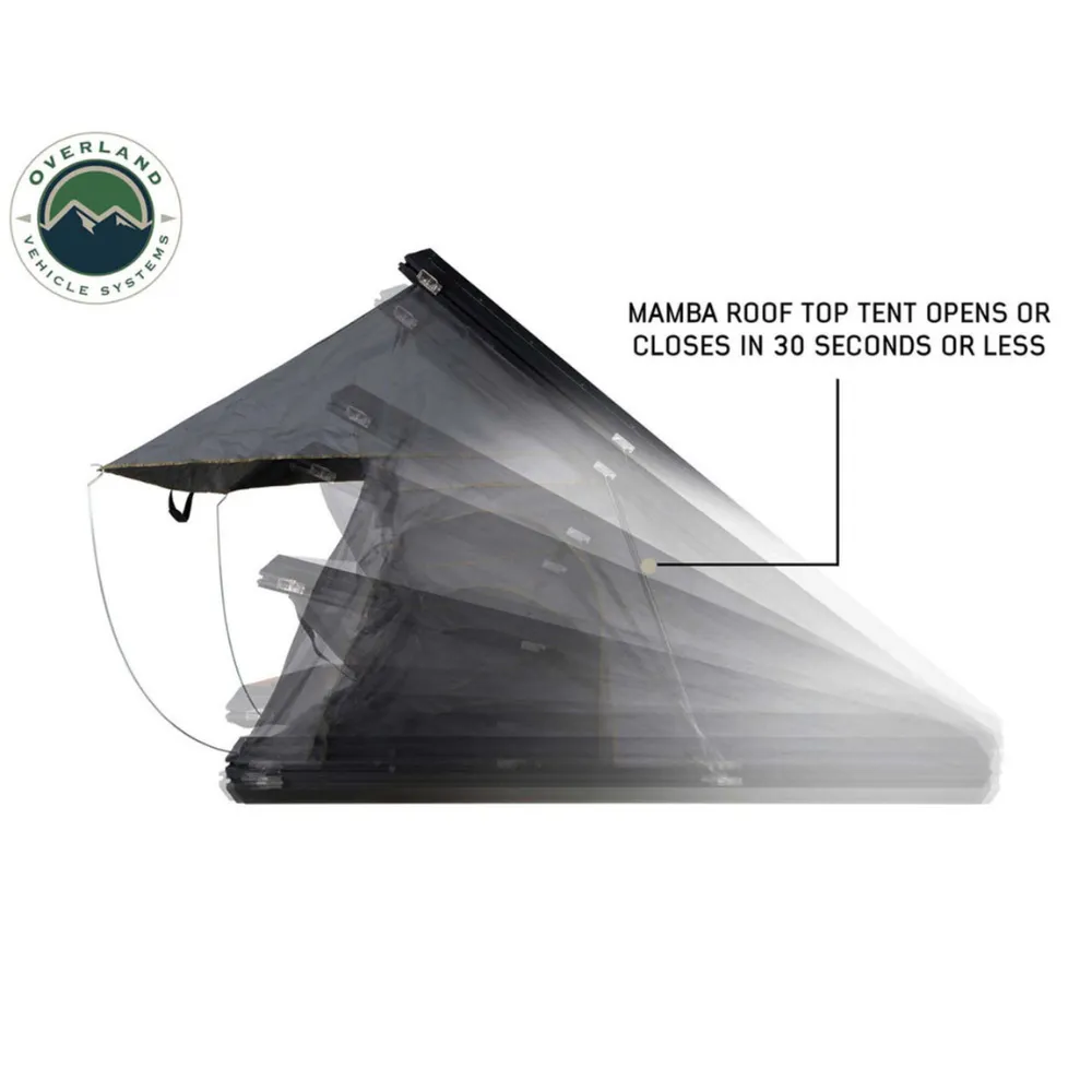 OVS HD Mamba Clam Shell Aluminum Hard Shell Roof Top Tent