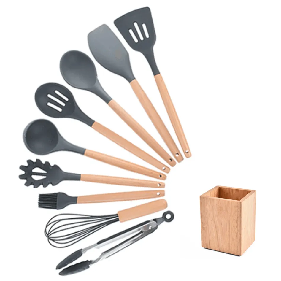 Premium Silicone Kitchen Cooking Utensils [NEW ARRIVAL]