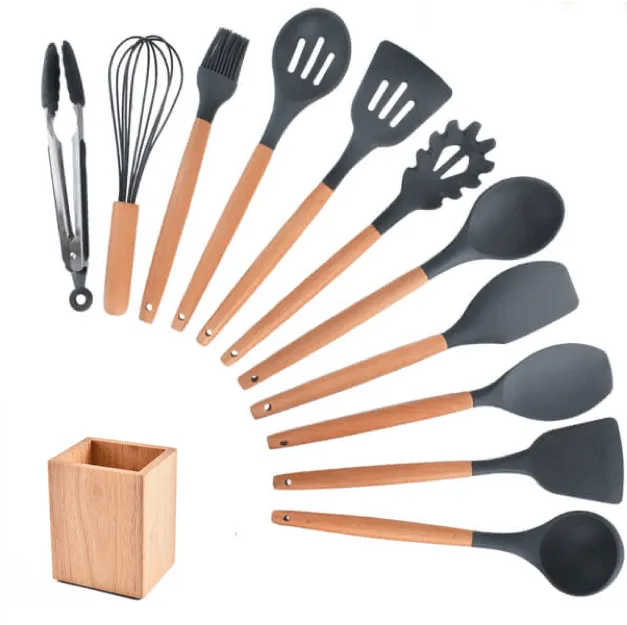 Premium Silicone Kitchen Cooking Utensils [NEW ARRIVAL]