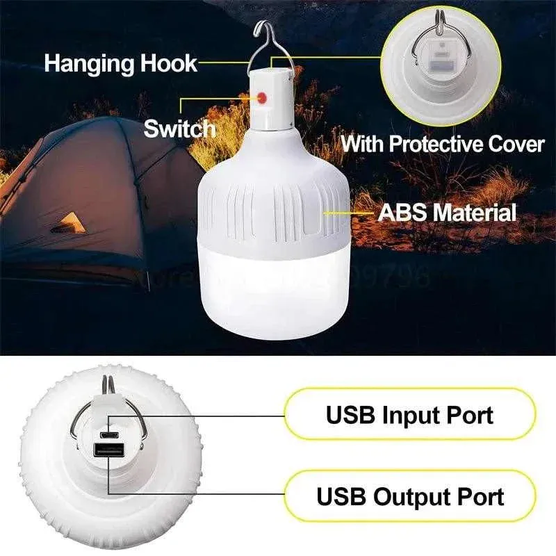 QIUCI USB LED Rechargeable Lanterns