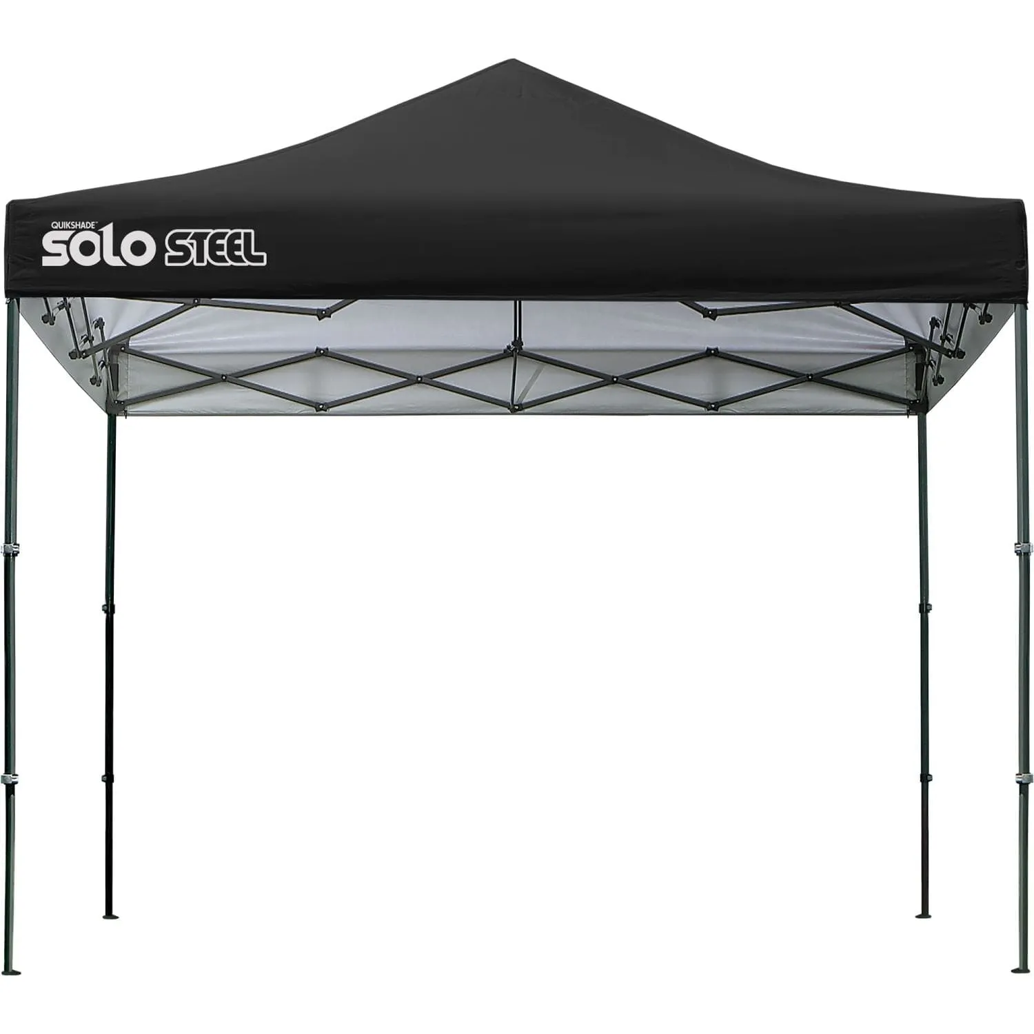 Quik Shade | Solo Steel 100 10 x 10 ft. Straight Leg Canopy - Black