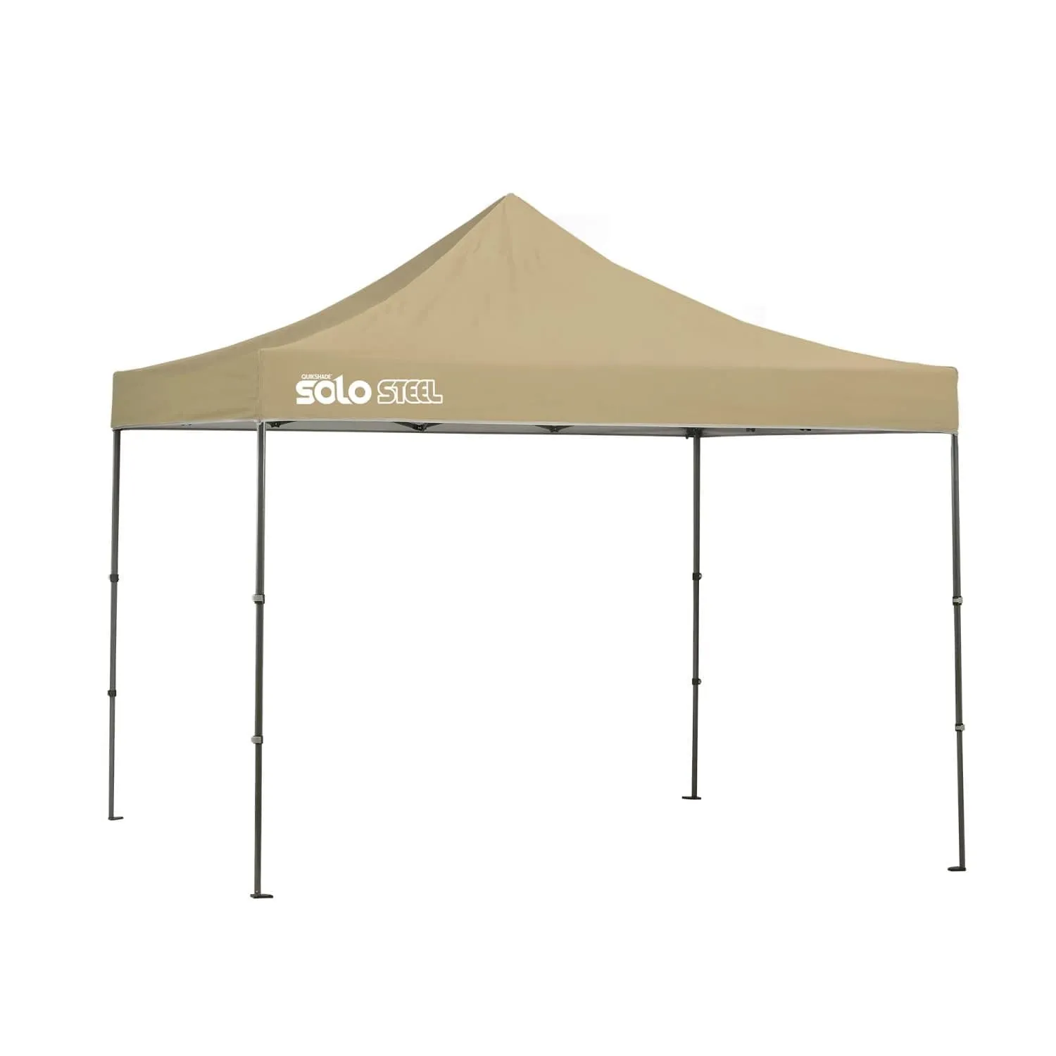 Quik Shade | Solo Steel 100 10' x 10' Straight Leg Canopy - Khaki