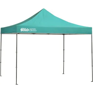 Quik Shade | Solo Steel 100 10' x 10' Straight Leg Canopy - Turquoise