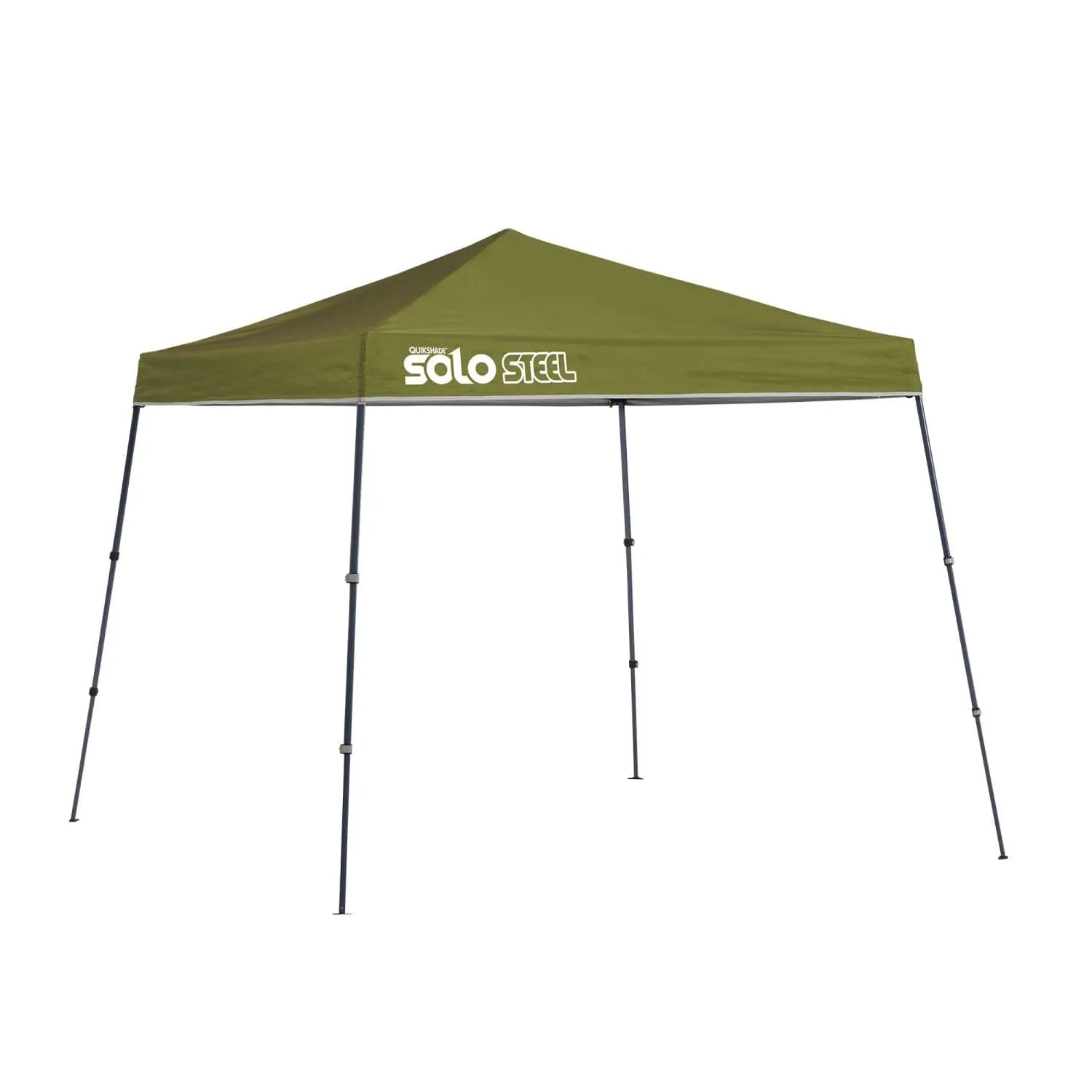 Quik Shade | Solo Steel 50 9' x 9' Slant Leg Canopy - Olive