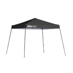 Quik Shade | Solo Steel 64 10' x 10' Slant Leg Canopy - Black