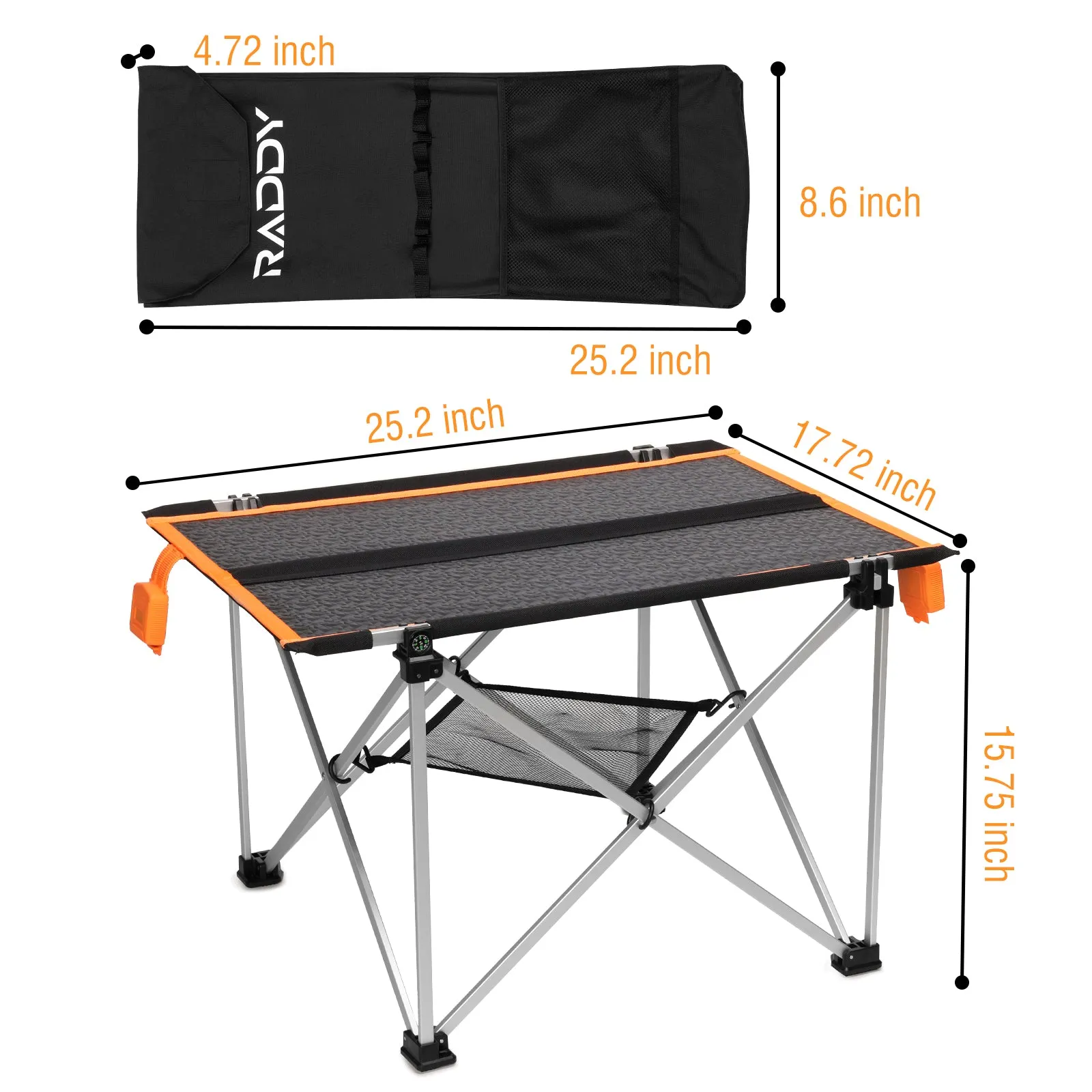 Raddy ST30 30W Solar Camp Table | Foldable | IP65 Waterproof | Portable Solar Panel Charger [DISCONTINUED]