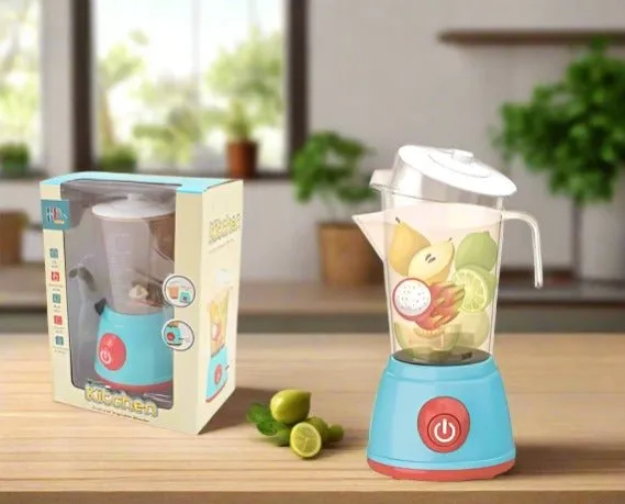 Realistic Juicer Blender Machine with Music and Lights