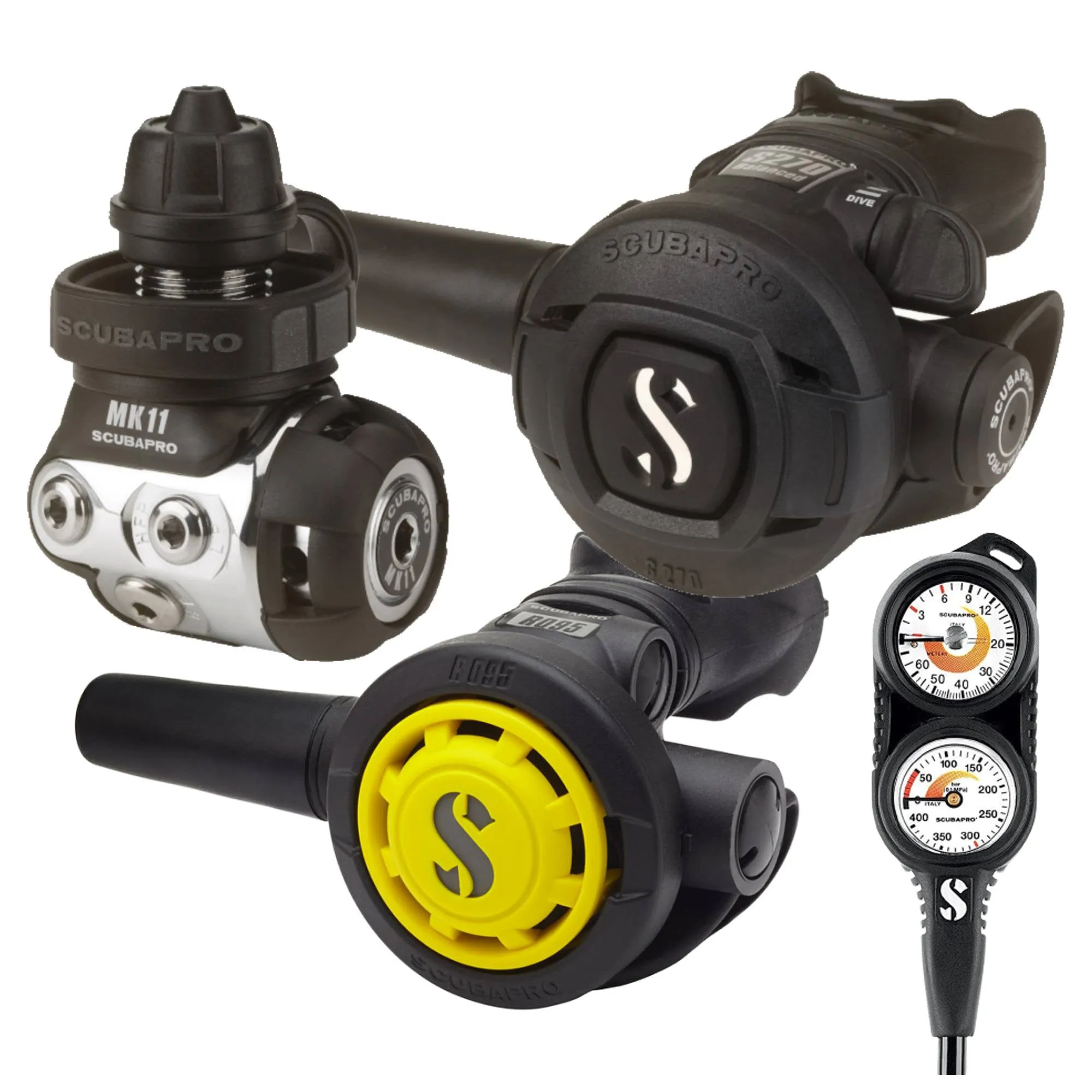 Scubapro MK11 S270 & R095 Octopus Regulator Set